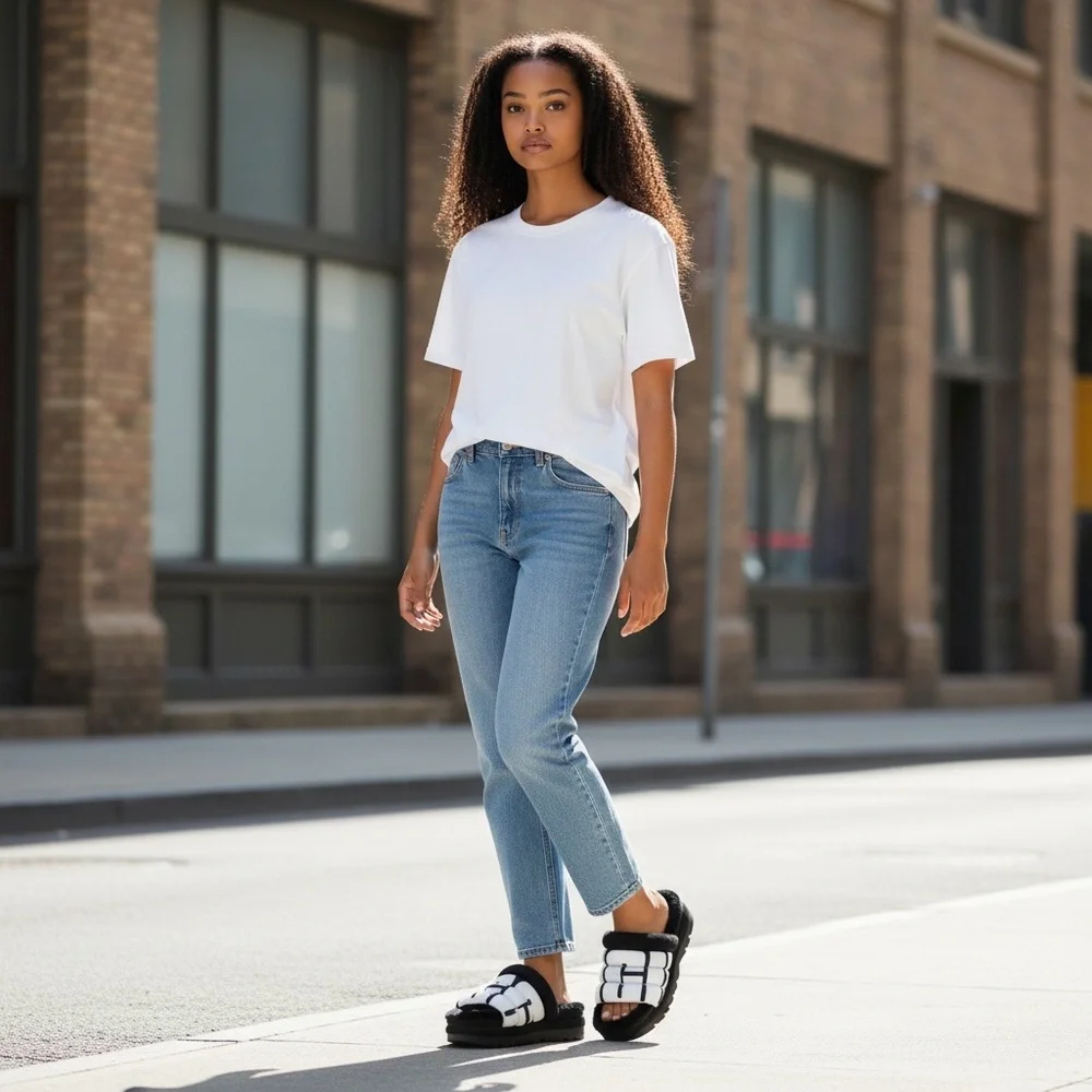 UGG maxi slide platform outdoor slippers - Picture 3 of 7